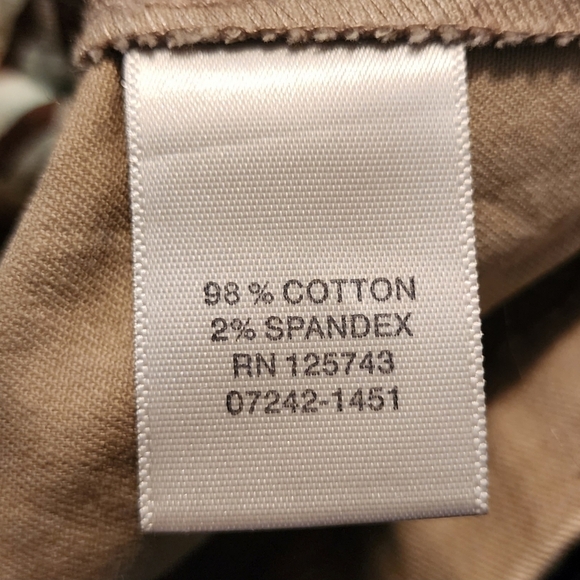 Christopher & Banks Tan Khaki Jacket Women's Medium M Mock Neck Big Buttons EUC - Picture 7 of 8